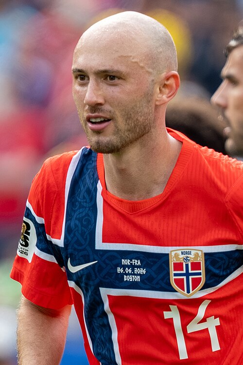 Fredrik Aursnes during France v Norway on 26 June 2026 at the 2026 FIFA World Cup