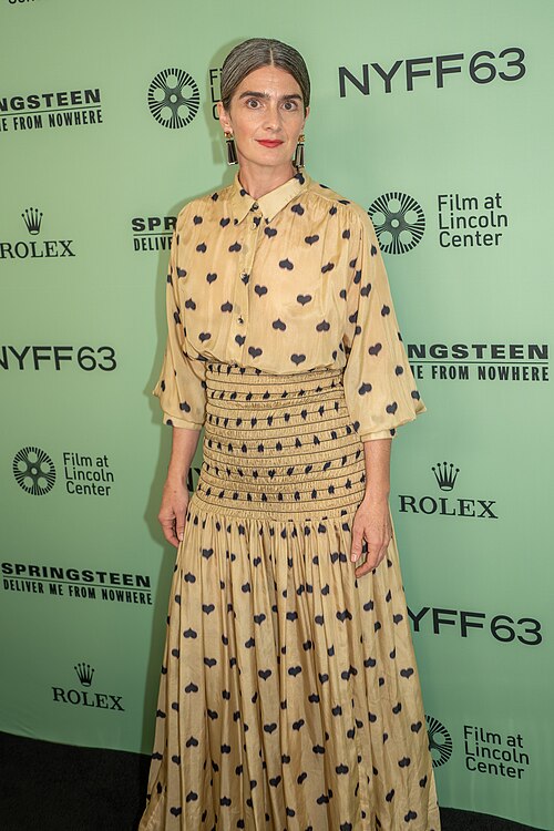 Gaby Hoffmann, actress, at the 63rd annual New York Film Festival at Lincoln Center in 2025 for the film Springsteen: Deliver Me from Nowhere