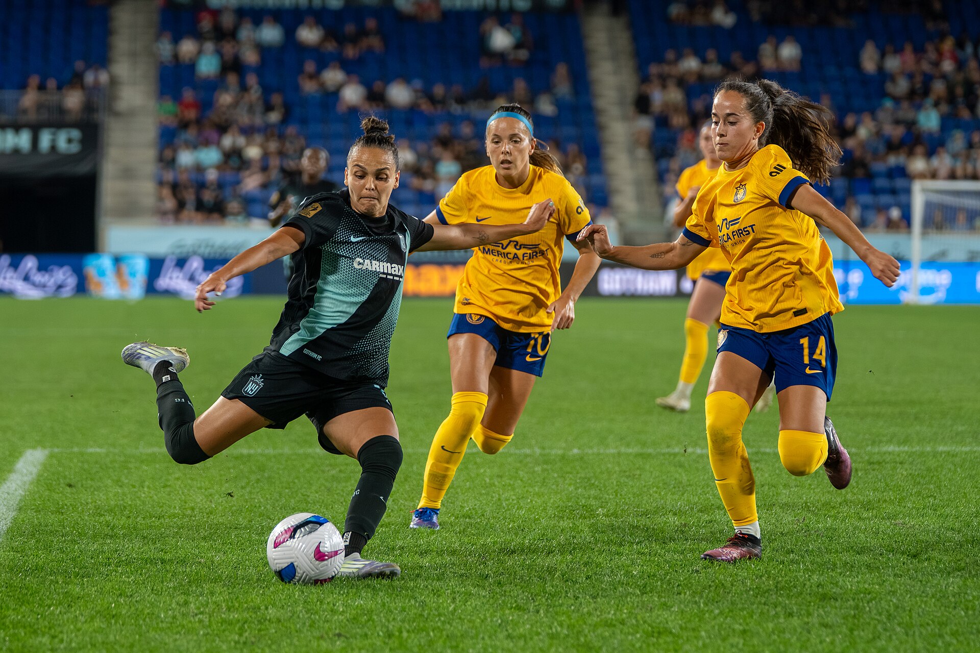Gabi Portilho during Gotham FC vs Utah Royals on 23 Aug 2025