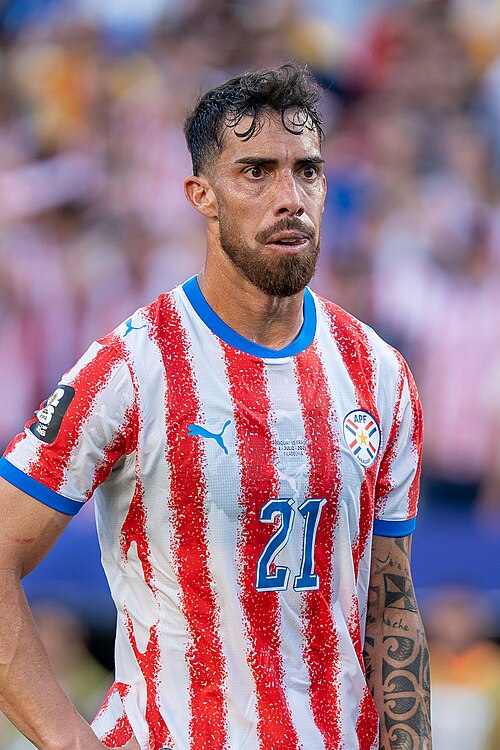 Gabriel Avalos during France v Paraguay at the 2026 FIFA World Cup