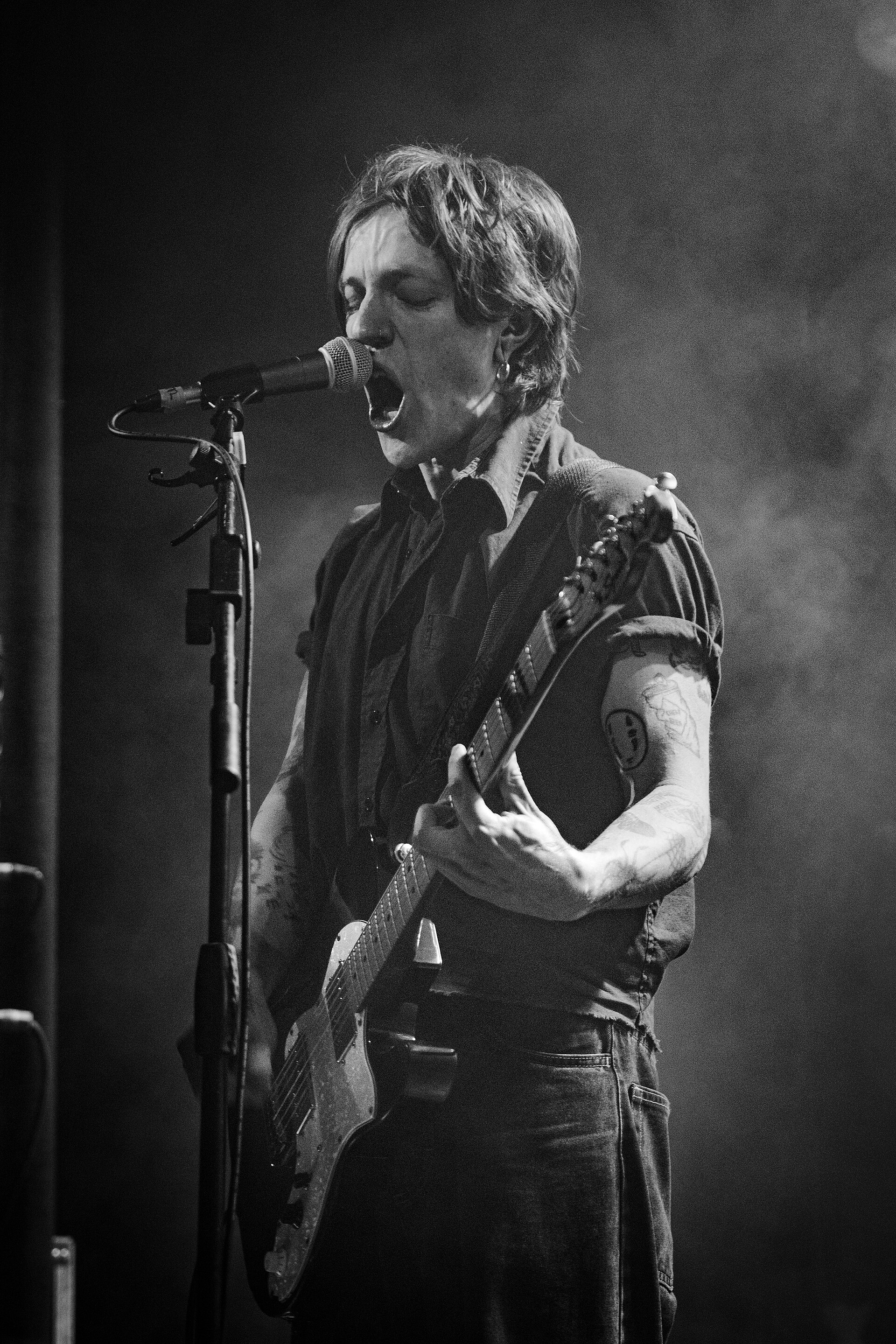 Gaffa Tape Sandy performing at the Electric Ballroom in London in 2025