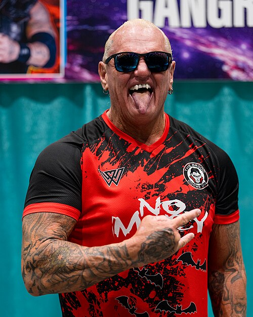 Gangrel, wrestler, at GalaxyCon Oklahoma City in Oklahoma City, OK in May 2026