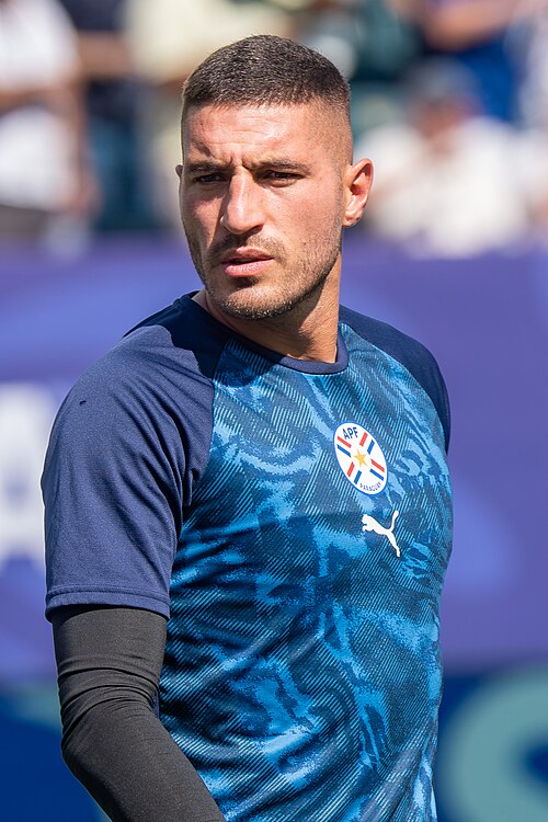 Gaston Olveira during France v Paraguay at the 2026 FIFA World Cup