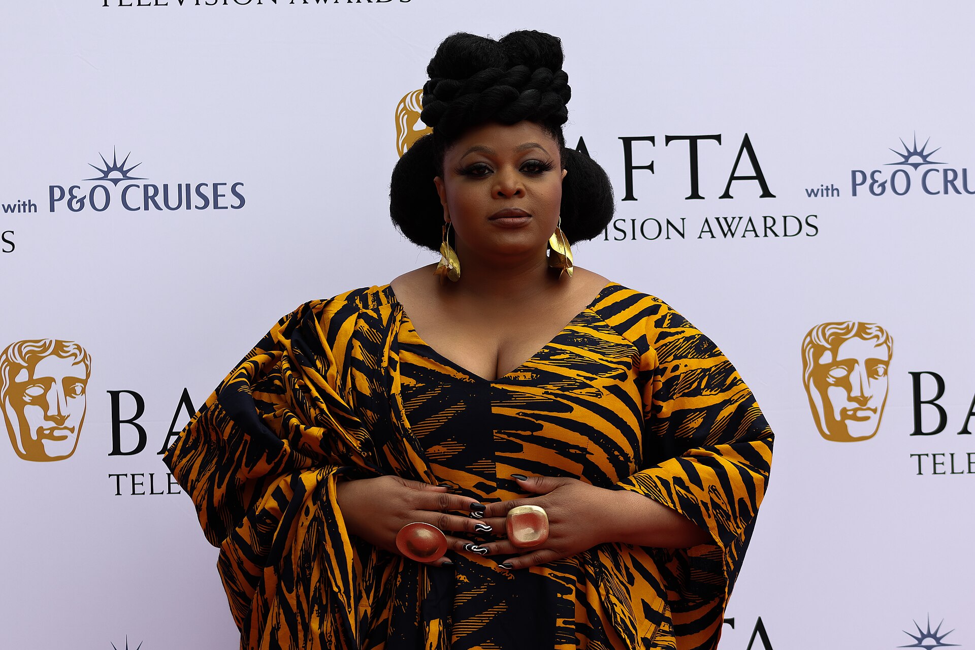 Gbemisola Ikumelo at the TV BAFTA red carpet, May 26