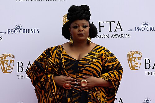 Gbemisola Ikumelo at the TV BAFTA red carpet, May 26