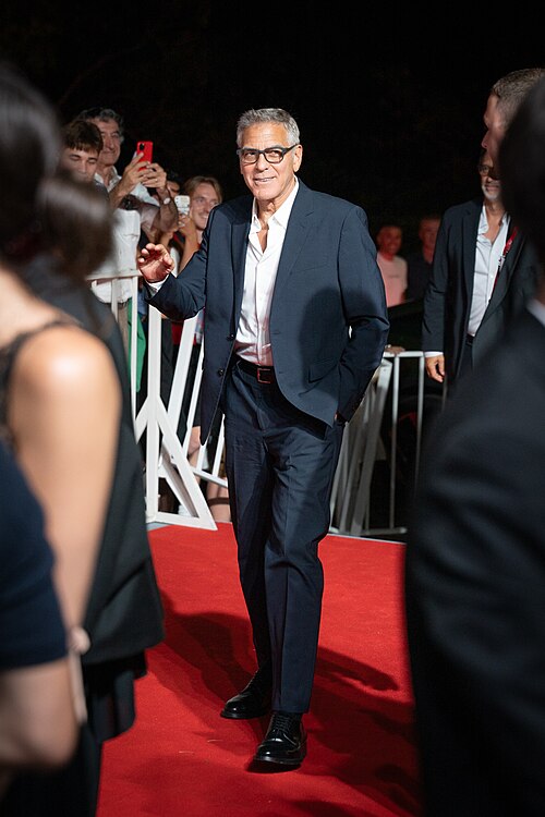 George Clooney at the premiere for Furies at Venice Film Festival 2026.