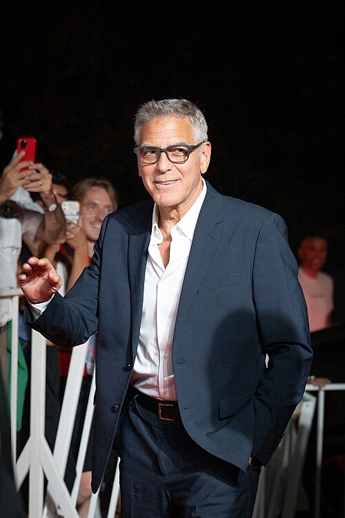 George Clooney at the premiere for Furies at Venice Film Festival 2026.