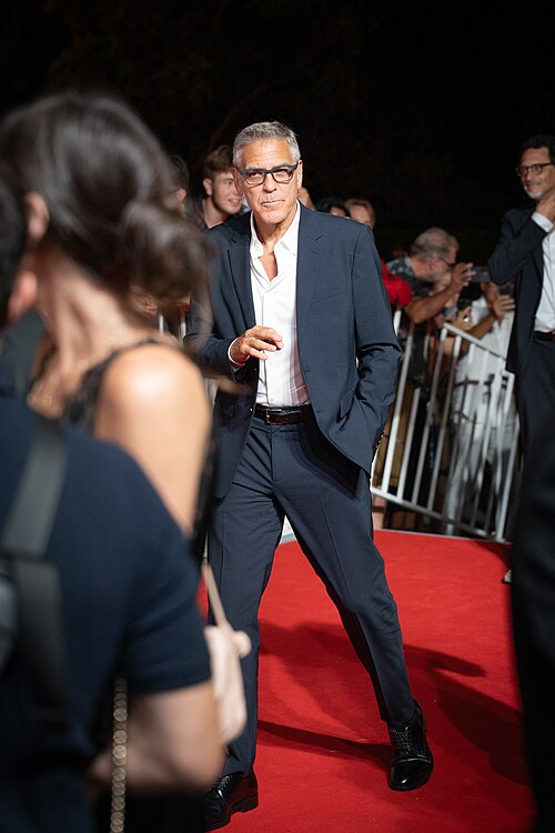 George Clooney at the premiere for Furies at Venice Film Festival 2026.
