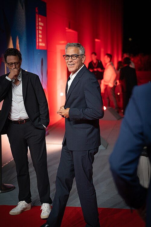 George Clooney at the premiere for Furies at Venice Film Festival 2026.