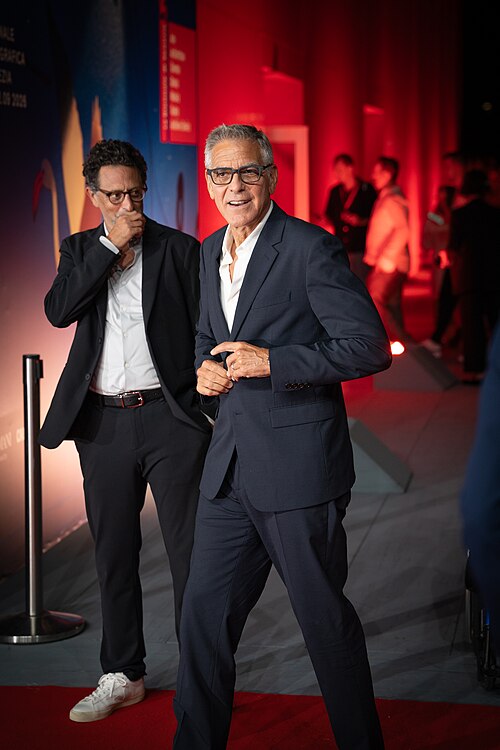 George Clooney at the premiere for Furies at Venice Film Festival 2026.