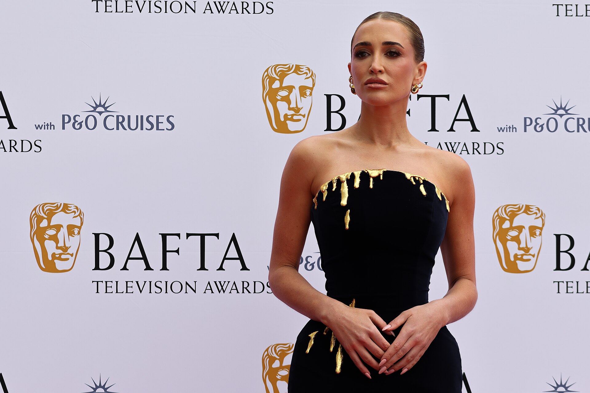 Georgia Harrison at the TV BAFTA red carpet, May 26