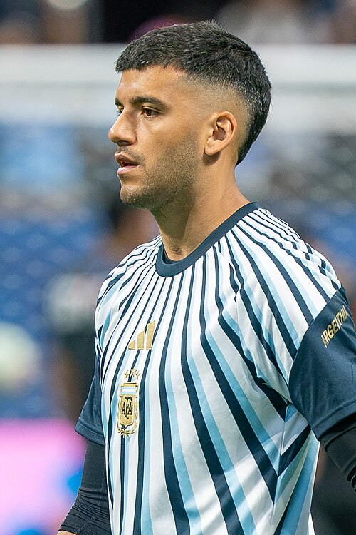 Exequiel Palacios during Argentina v Egypt at the 2026 FIFA World Cup