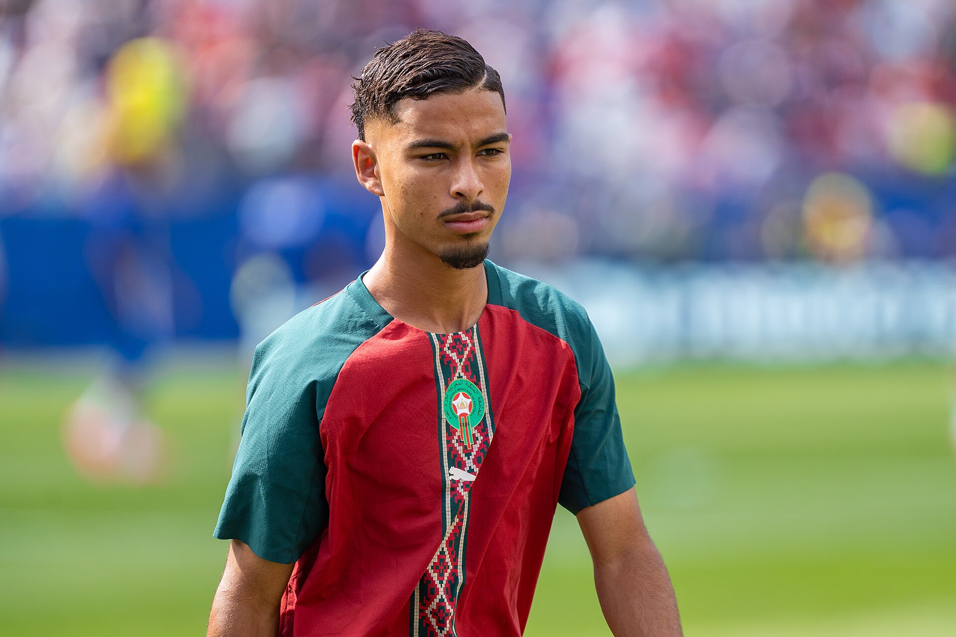 Gessime Yassine during France v Morocco at the 2026 FIFA World Cup