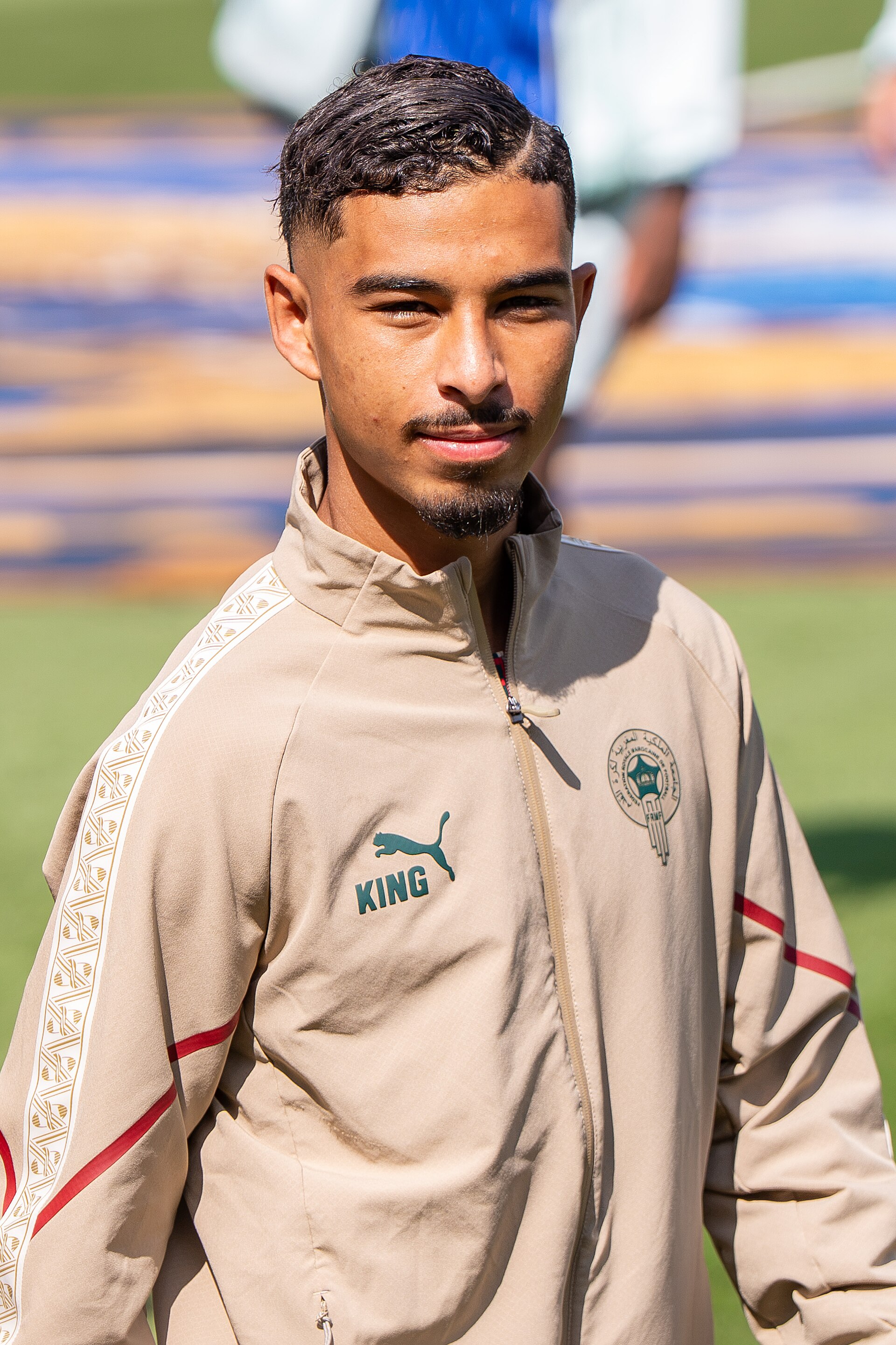 Gessime Yassine during France v Morocco at the 2026 FIFA World Cup