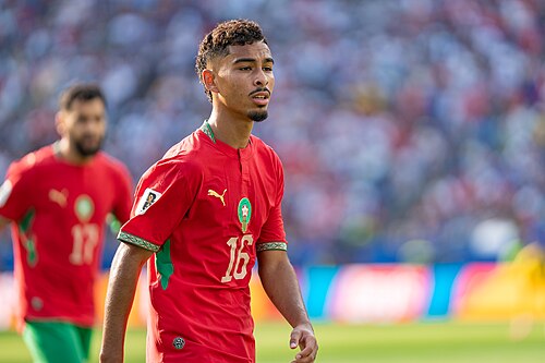 Gessime Yassine during France v Morocco at the 2026 FIFA World Cup