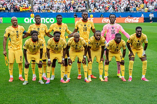 Ghana Starting XI during England v Ghana on 23 June 2026 at the 2026 FIFA World CupWikiPortraits at 2026 FIFA World Cup (England v Ghana, 23 June 2026)