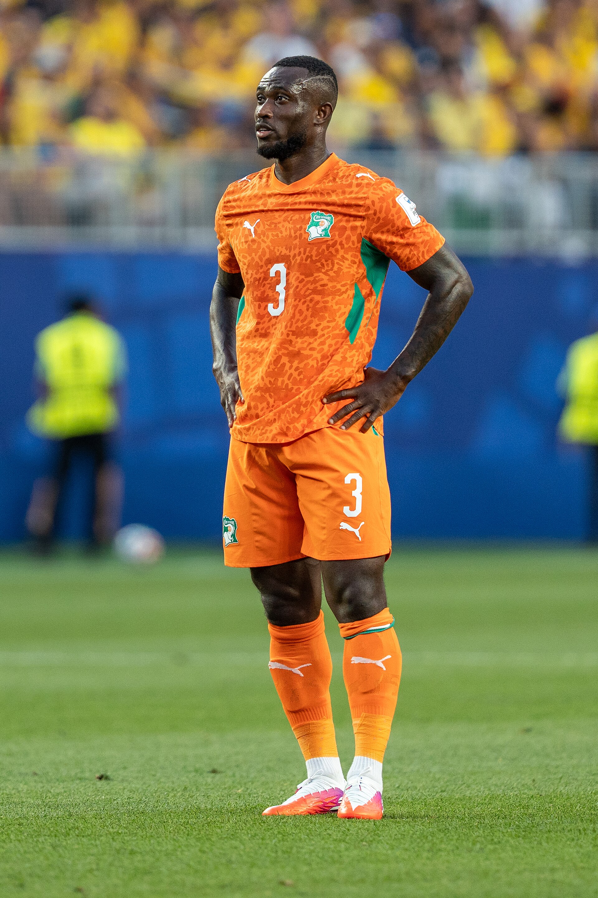 Ghislain Konan during Côte d'Ivoire v Ecuador on 14 June 2026 at the 2026 FIFA World Cup