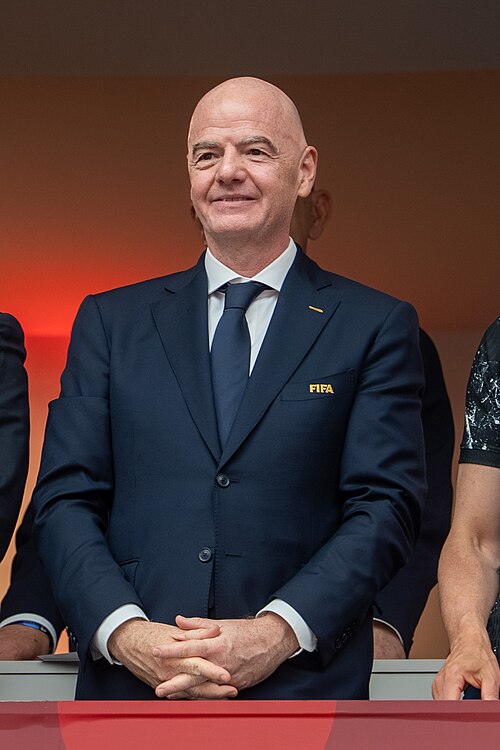 Gianni Infantino during Canada v Qatar on 18 June 2026 at the 2026 FIFA World Cup