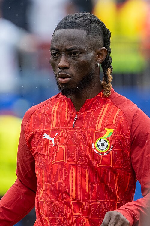 Gideon Mensah during England v Ghana on 23 June 2026 at the 2026 FIFA World CupWikiPortraits at 2026 FIFA World Cup (England v Ghana, 23 June 2026)