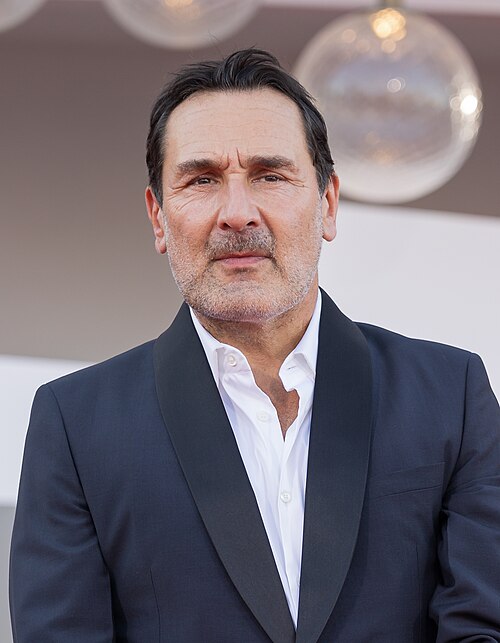 Gilles Lellouche, actor director screenwriter, at 82nd Venice International Film Festival in Venice, Italy for the film Chien 51.