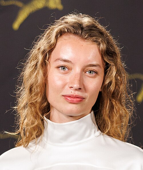 Giulia Maenza attends "Alberi erranti" photocall during the 79th Locarno Film Festival on August 10, 2026 in Locarno, Switzerland.