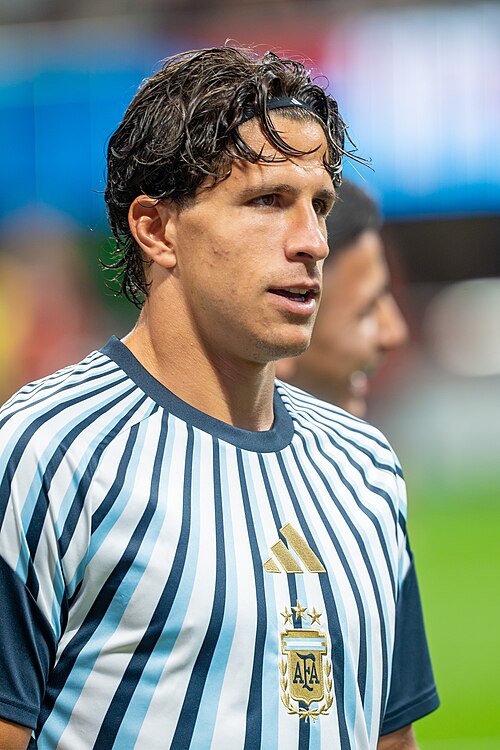 Giuliano Simeone during Argentina v Egypt at the 2026 FIFA World Cup