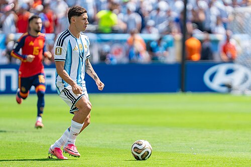 Gonzalo Montiel during Argentina vs Spain at the 2026 FIFA World Cup Final