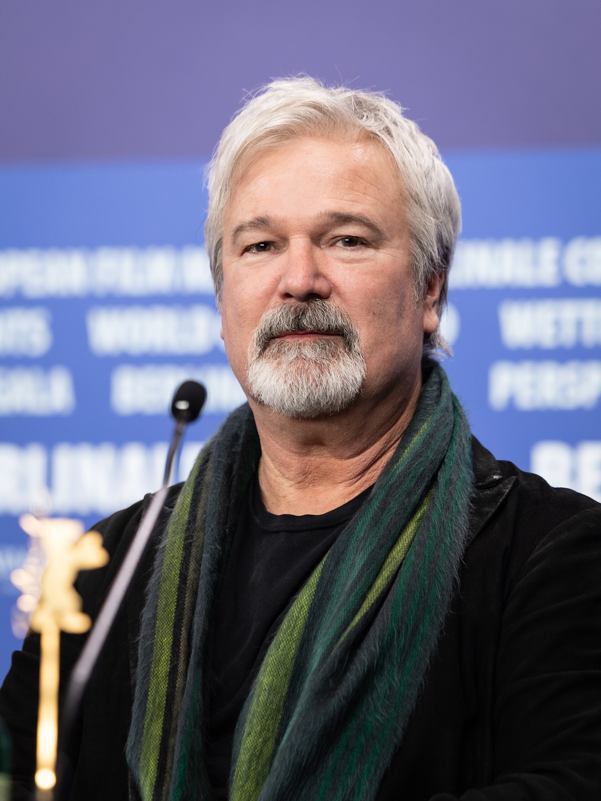 Director Gore Verbinski at the press conference for the film Good Luck, Have Fun, Don't Die at the 2026 Berlin International Film Festival