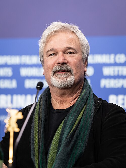 Director Gore Verbinski at the press conference for the film Good Luck, Have Fun, Don't Die at the 2026 Berlin International Film Festival