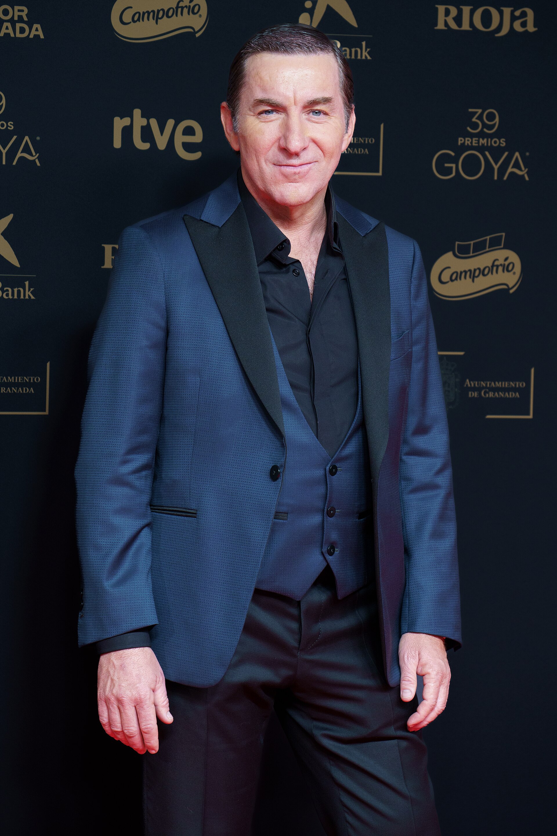 Antonio de la Torre en la alfombra roja de los Premios Goya celebrados en Granada en 2025
