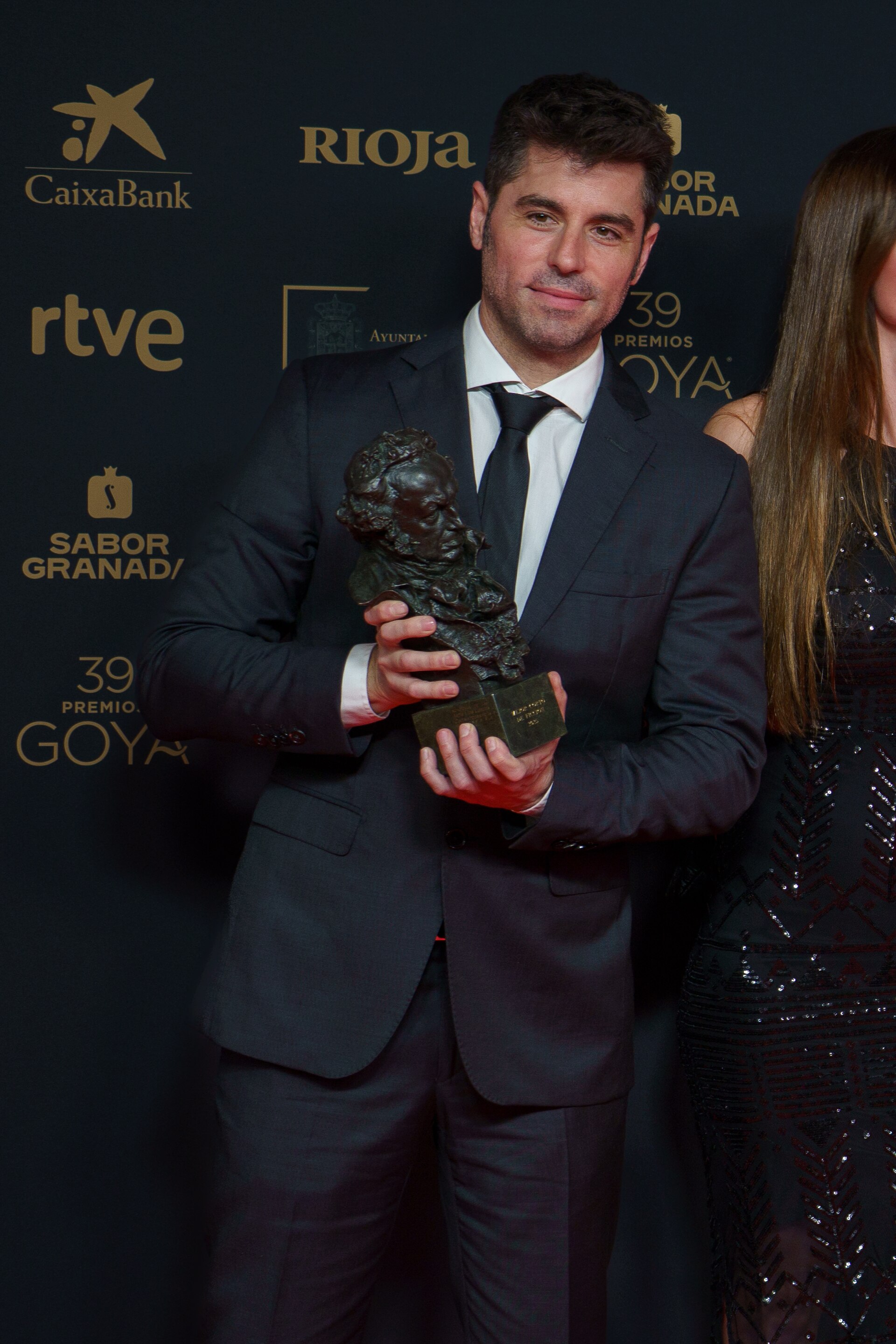 Lluís Quílez en la alfombra roja de los Premios Goya celebrados en Granada en 2025