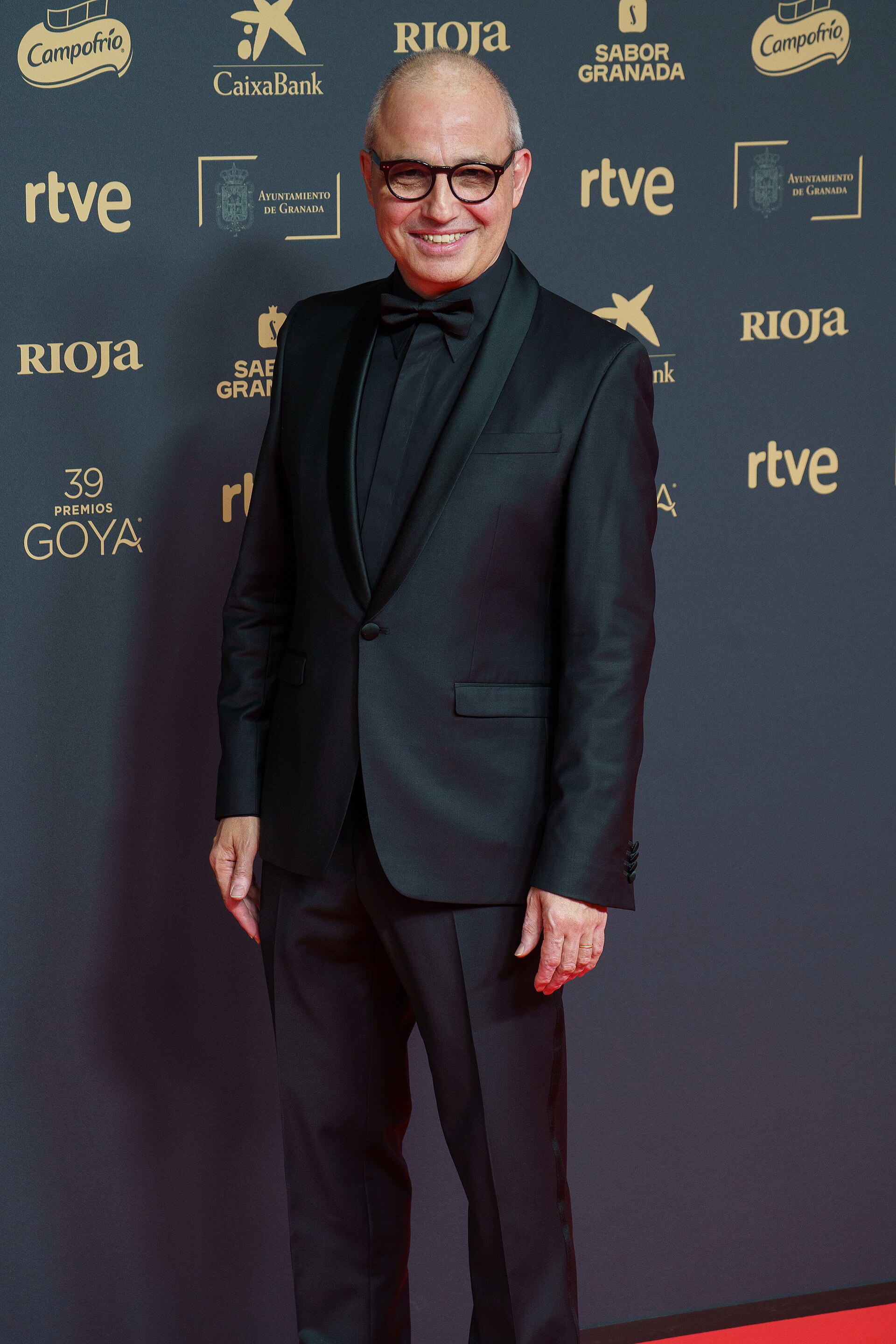 Pablo Berguer en la alfombra roja de los Premios Goya celebrados en Granada en 2025