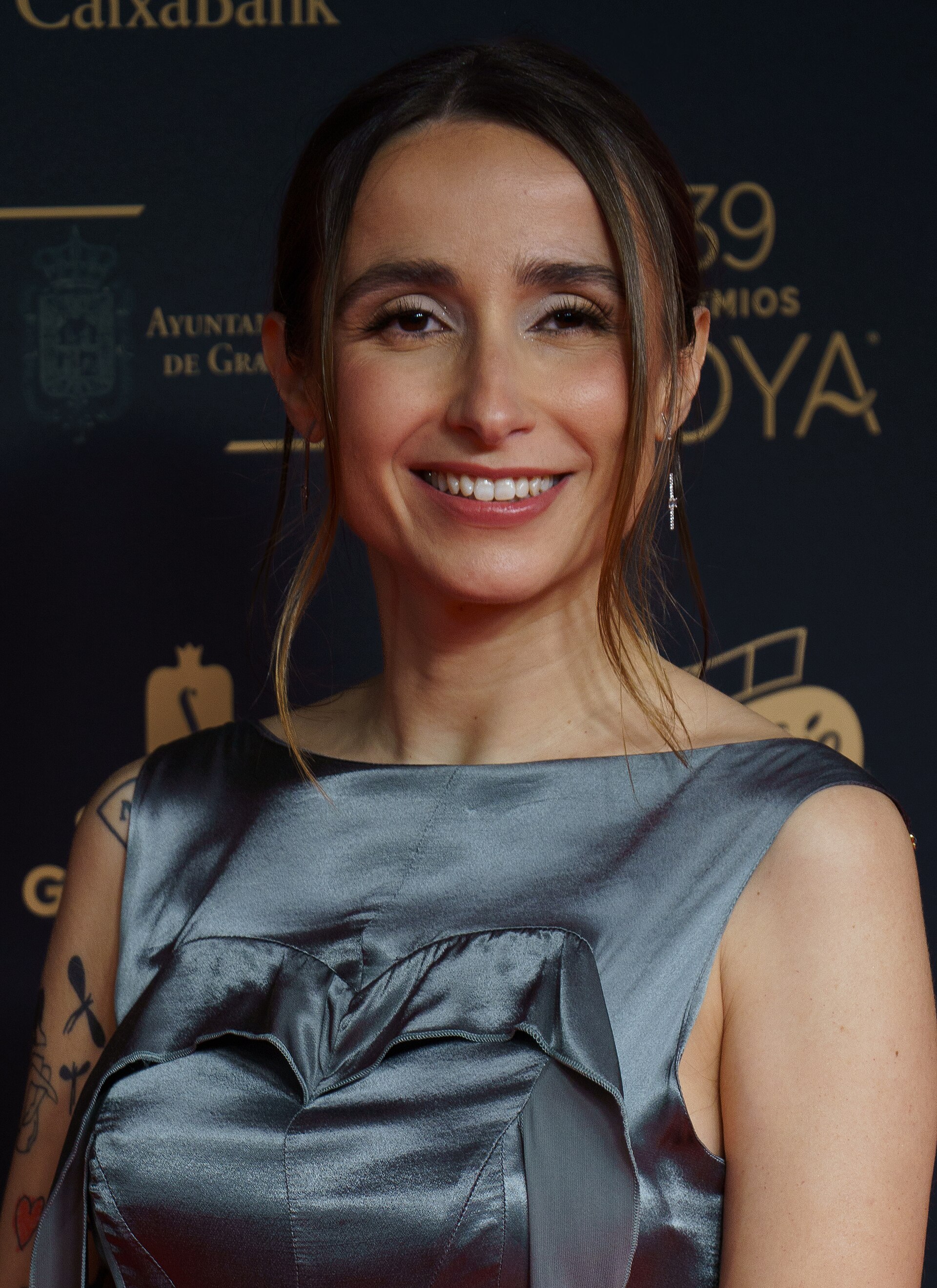 Zahara en la alfombra roja de los Premios Goya celebrados en Granada en 2025