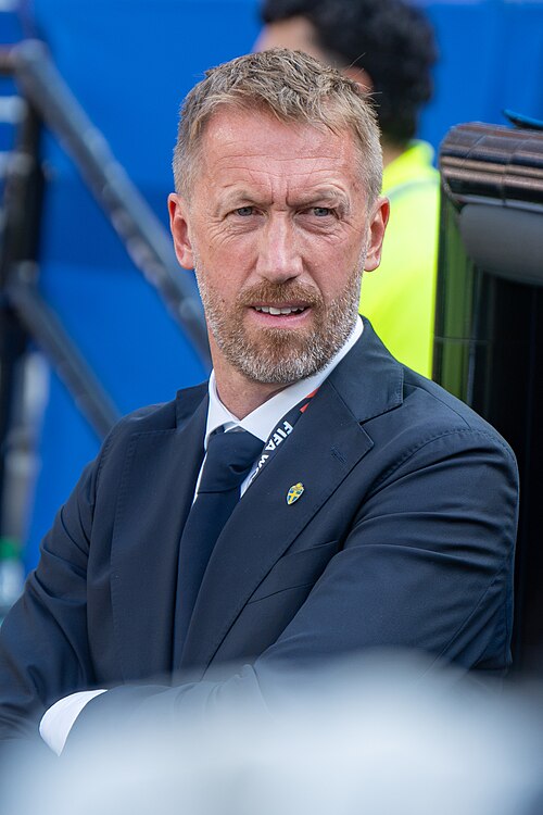 Graham Potter during France v Sweden at the 2026 FIFA World Cup