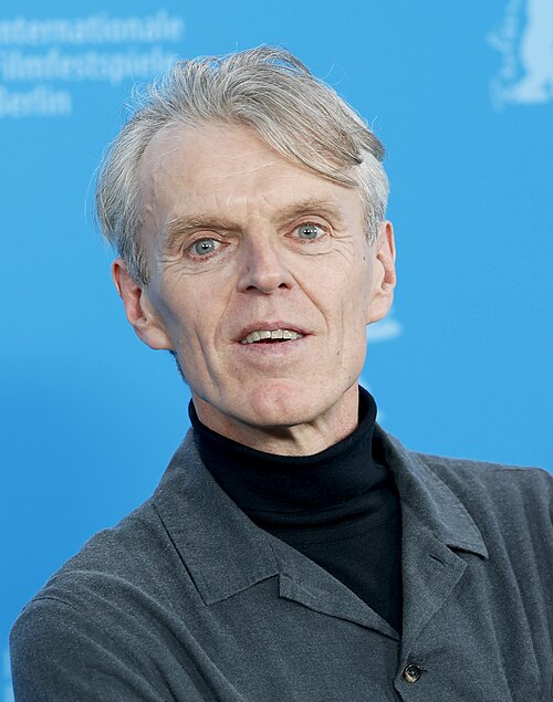 Grant Gee poses at the "Everybody Digs Bill Evans" photocall at Berlinale 2026 in Berlin, Germany