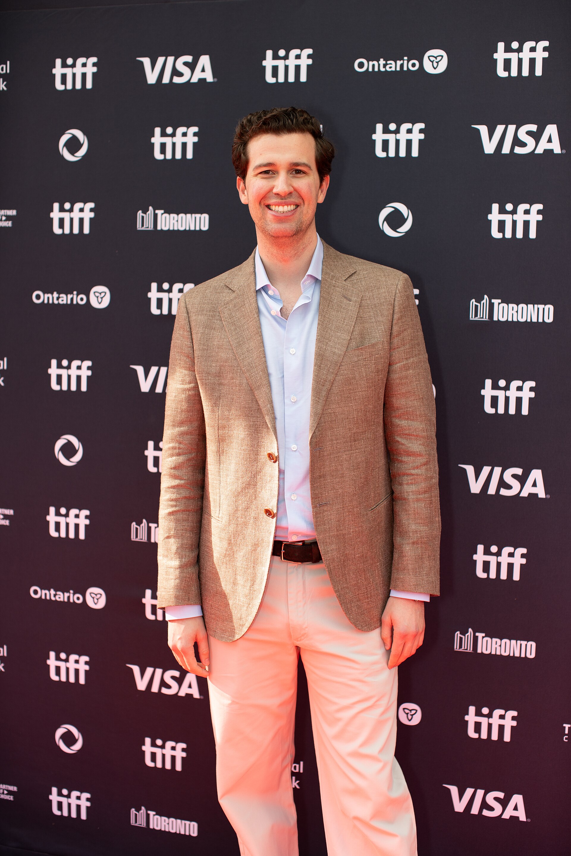 Grant S. Johnson, producer of 'The Assessment', at the 2024 Toronto International Film Festival