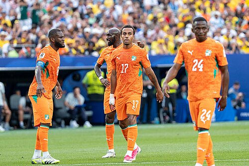 Guela Doue during Côte d'Ivoire v Ecuador on 14 June 2026 at the 2026 FIFA World Cup