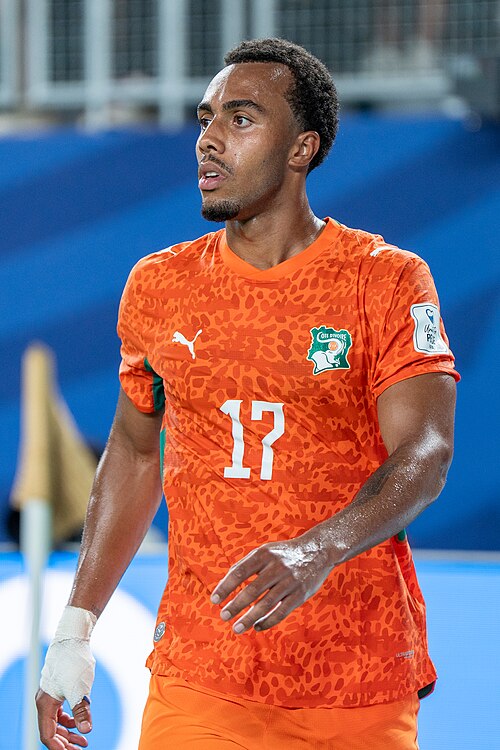 Guela Doue during Côte d'Ivoire v Ecuador on 14 June 2026 at the 2026 FIFA World Cup