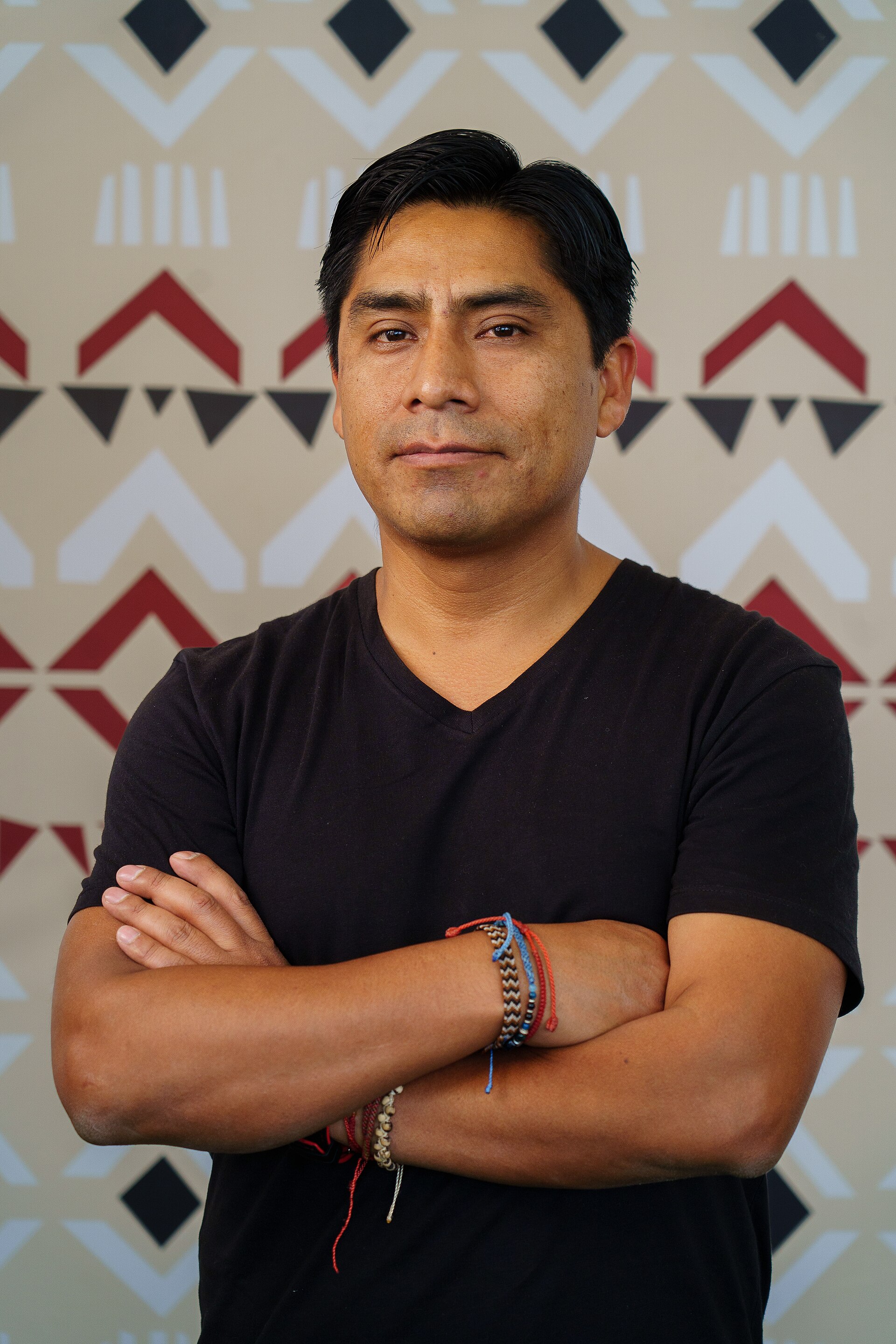 Guillermo Carlos Gómez portrait at Wikimania 2025 WikiPortraits Studio