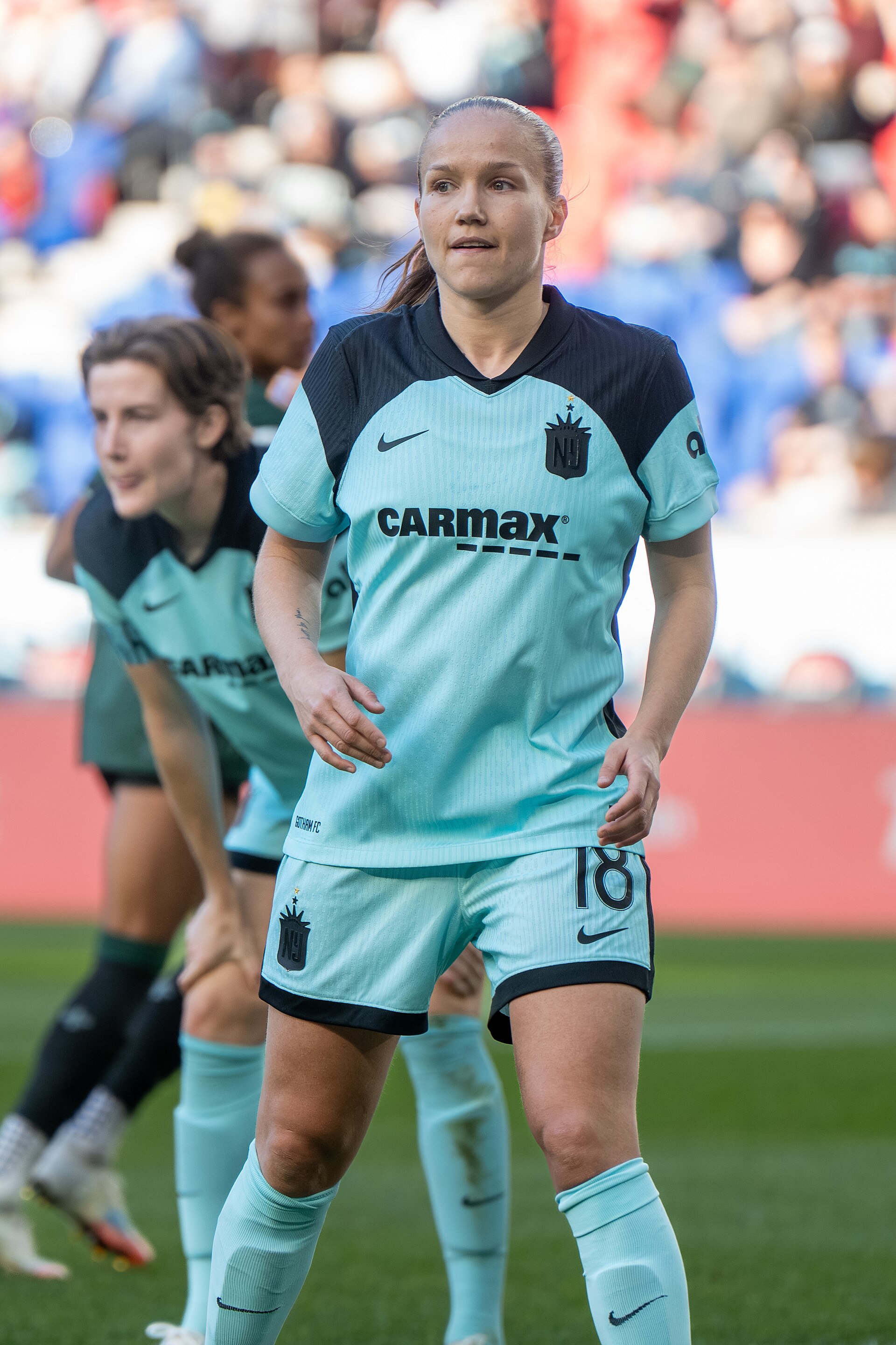 Guro Reiten during Gotham FC v Racing Louisville on May 3, 2026