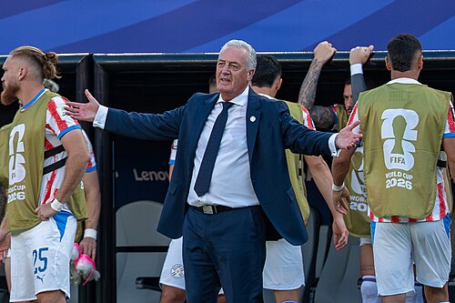 Gustavo Alfaro during France v Paraguay at the 2026 FIFA World Cup