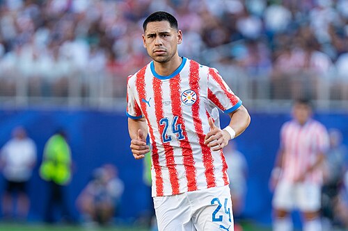 Gustavo Caballero during France v Paraguay at the 2026 FIFA World Cup