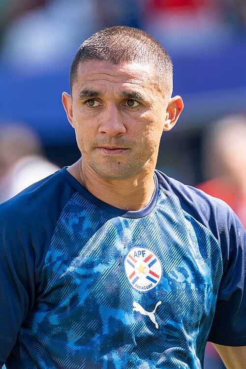 Gustavo Velazquez during France v Paraguay at the 2026 FIFA World Cup