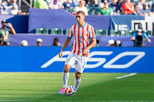Gustavo Velazquez during France v Paraguay at the 2026 FIFA World Cup