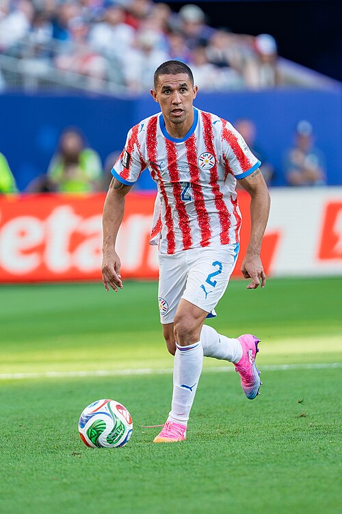 Gustavo Velazquez during France v Paraguay at the 2026 FIFA World Cup