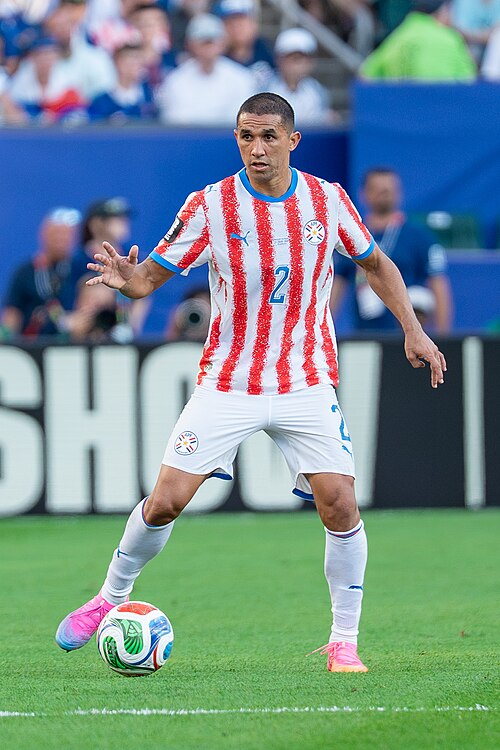Gustavo Velazquez during France v Paraguay at the 2026 FIFA World Cup