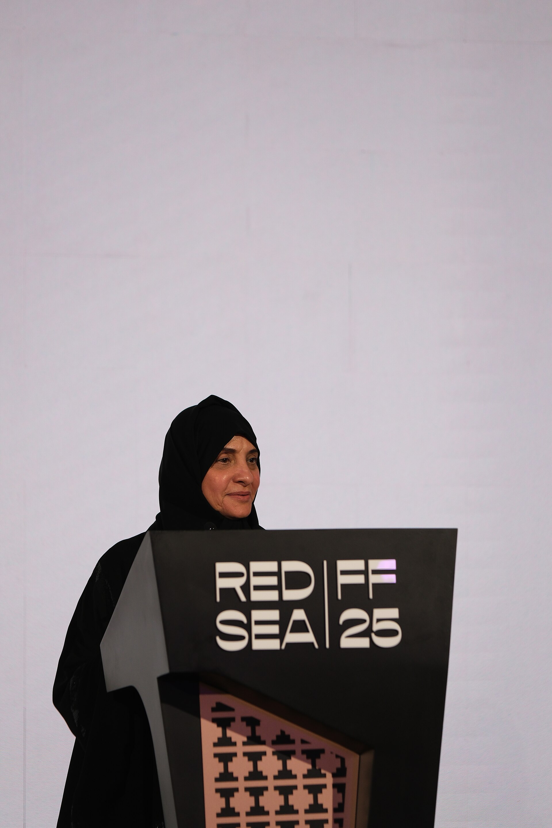 Haifa Reda Jamal Al Lail at the 2025 Red Sea Film Festival