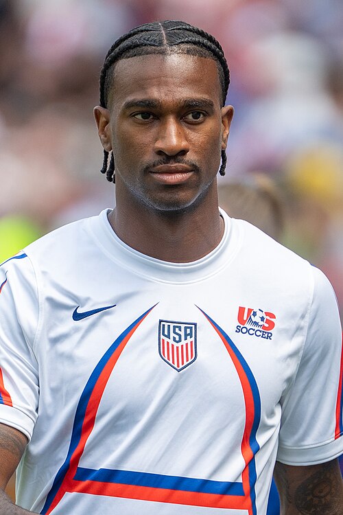 Haji Wright during United States v Australia on 19 June 2026 at the 2026 FIFA World Cup