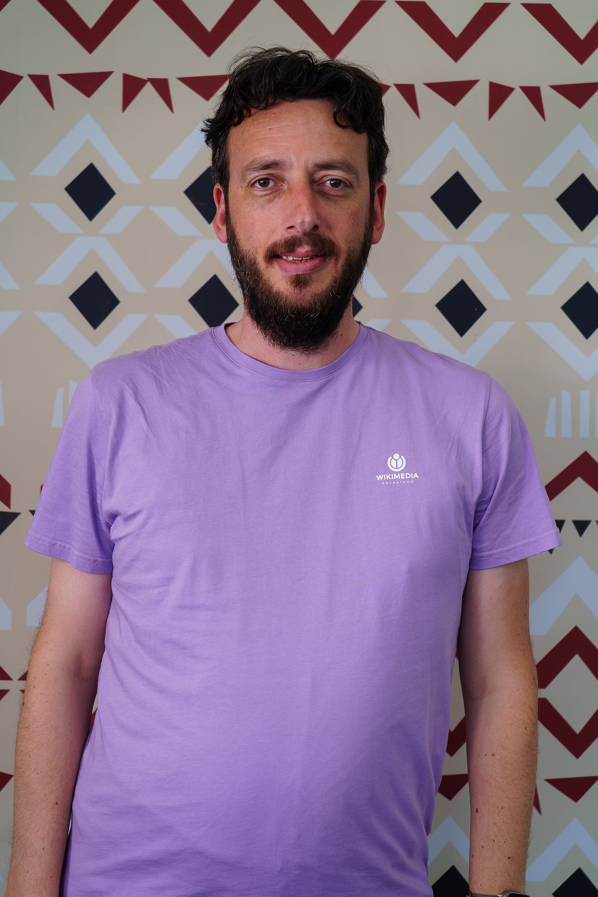 HakanIST portrait at Wikimania 2025 WikiPortraits Studio