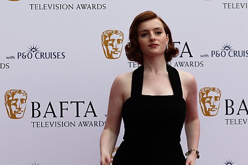Hannah Onslow at the TV BAFTA red carpet, May 26
